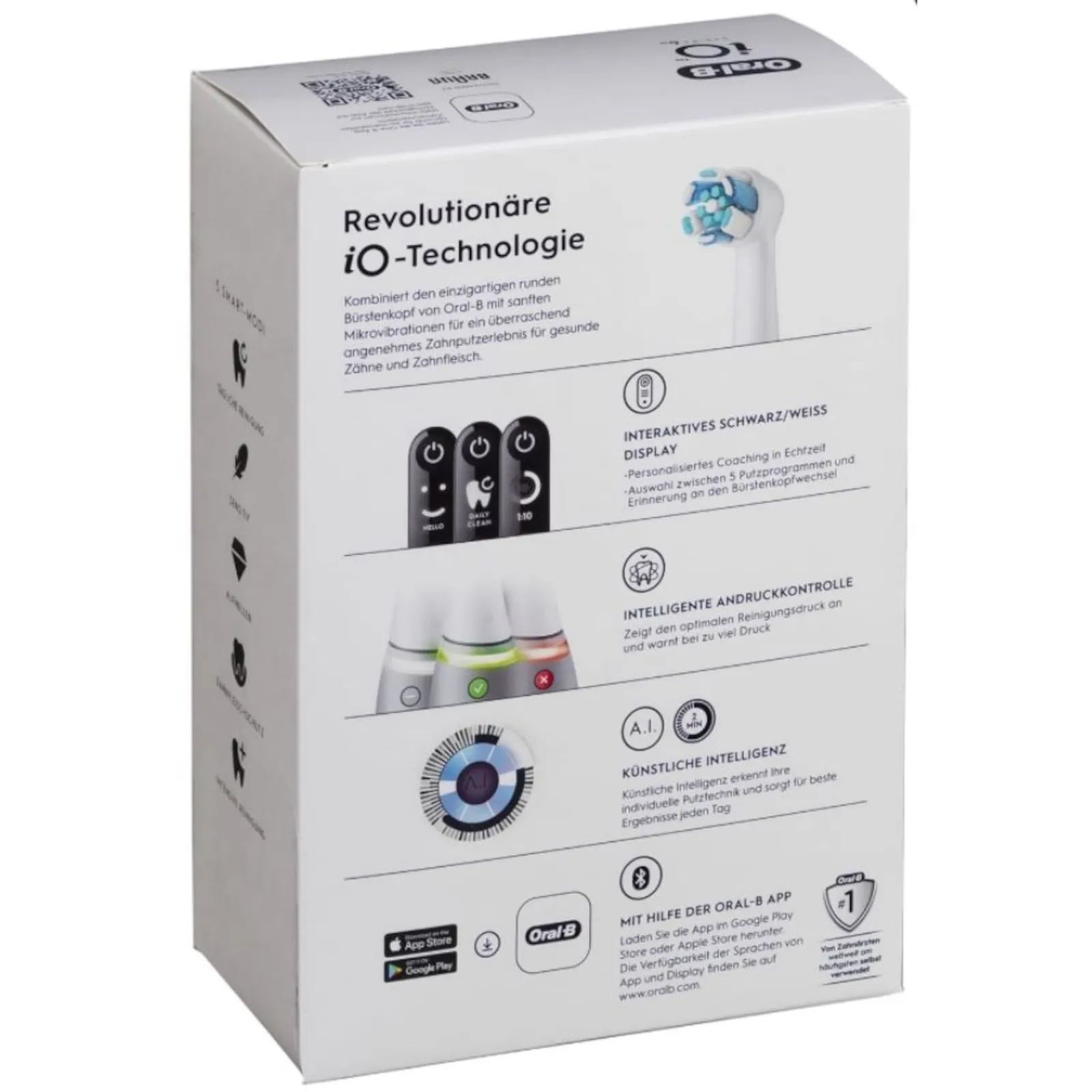 Oral-B iO Series 6N električna četkica za zube, siva opal - Slika 2