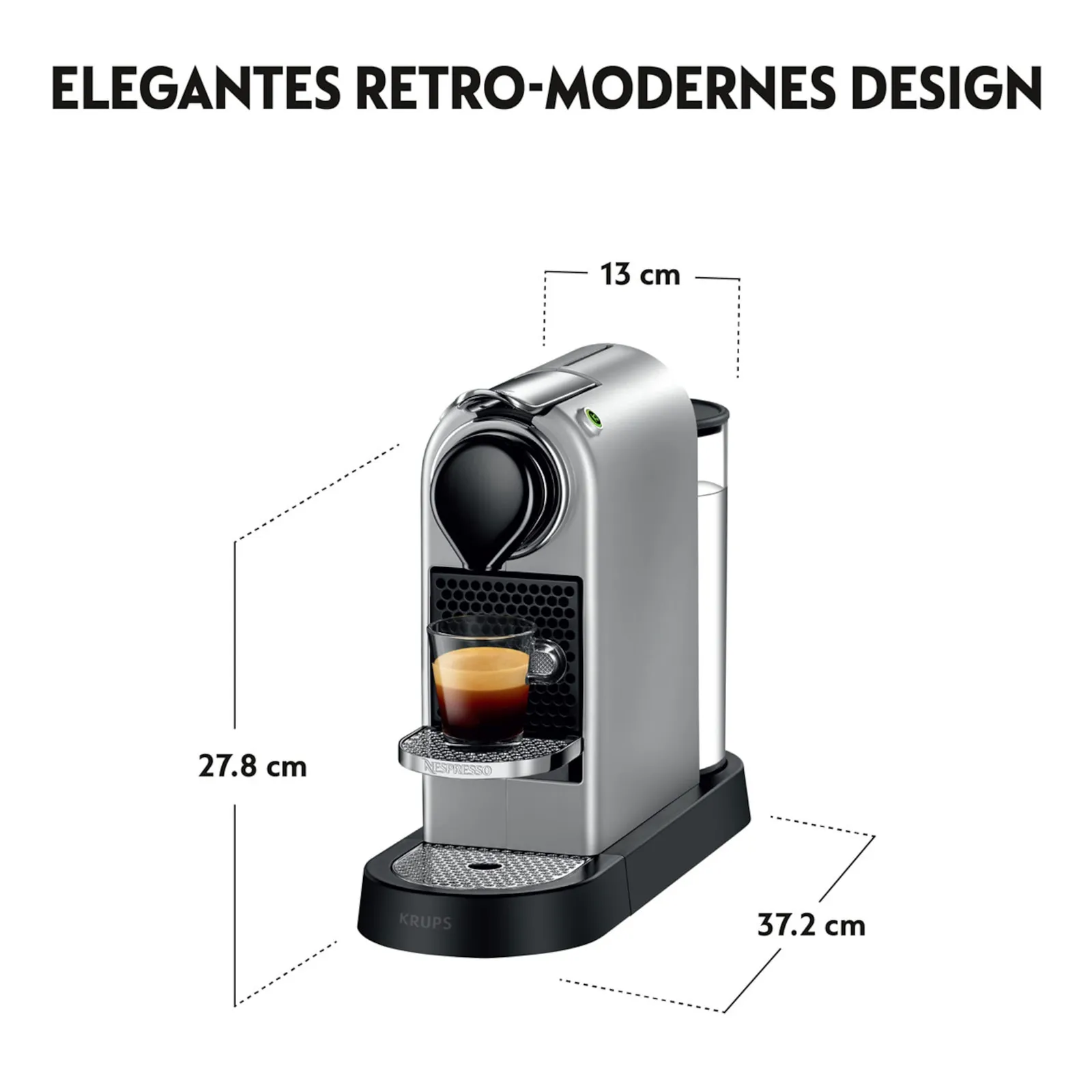 Nespresso XN741B CitiZ Silver, aparat za kavu - Slika 5