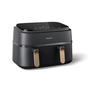 Philips NA352/04 3000 Series friteza s dvostrukom košarom, crna