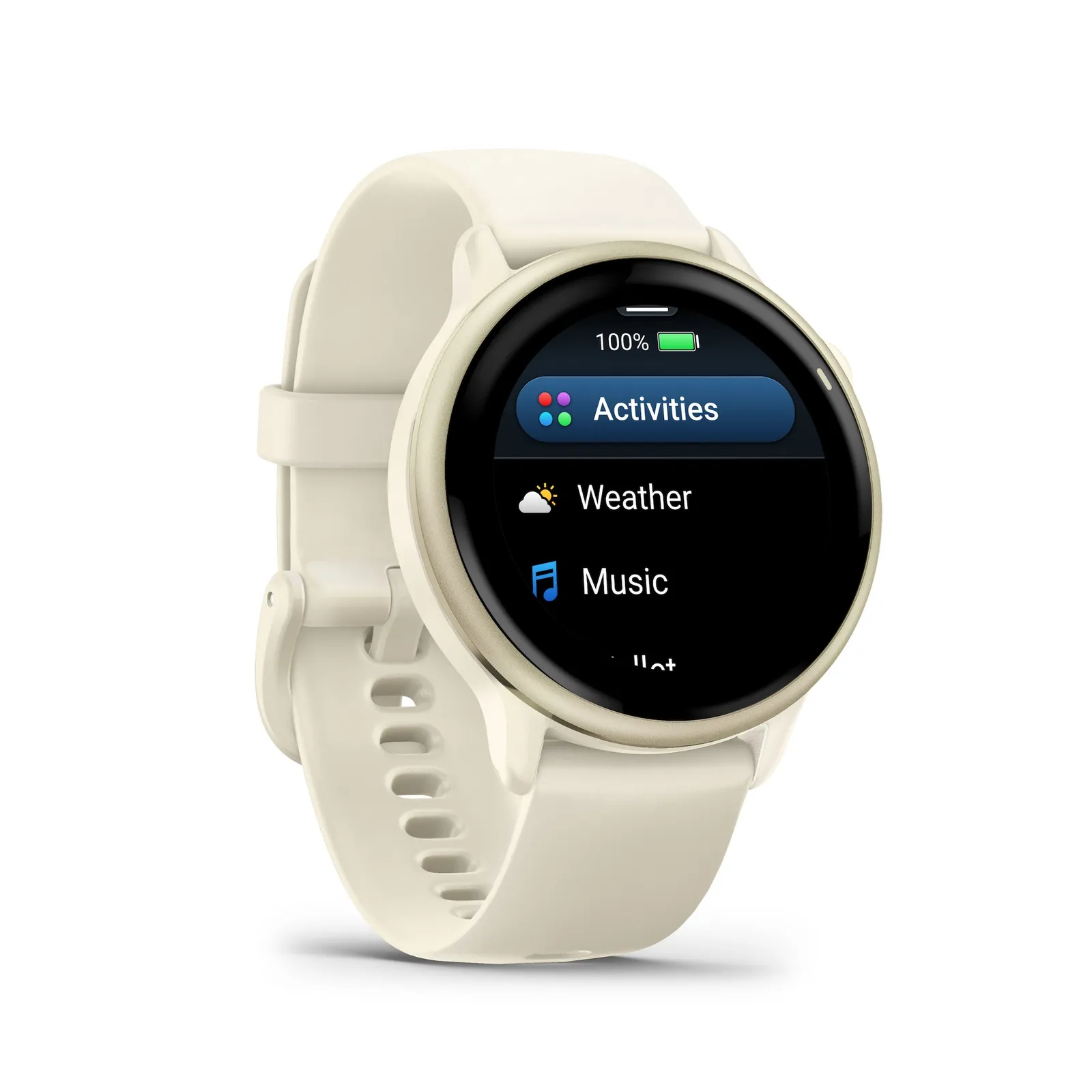 Garmin vivoactive® 6 Koštani/Lunar Gold Aluminij - Slika 4
