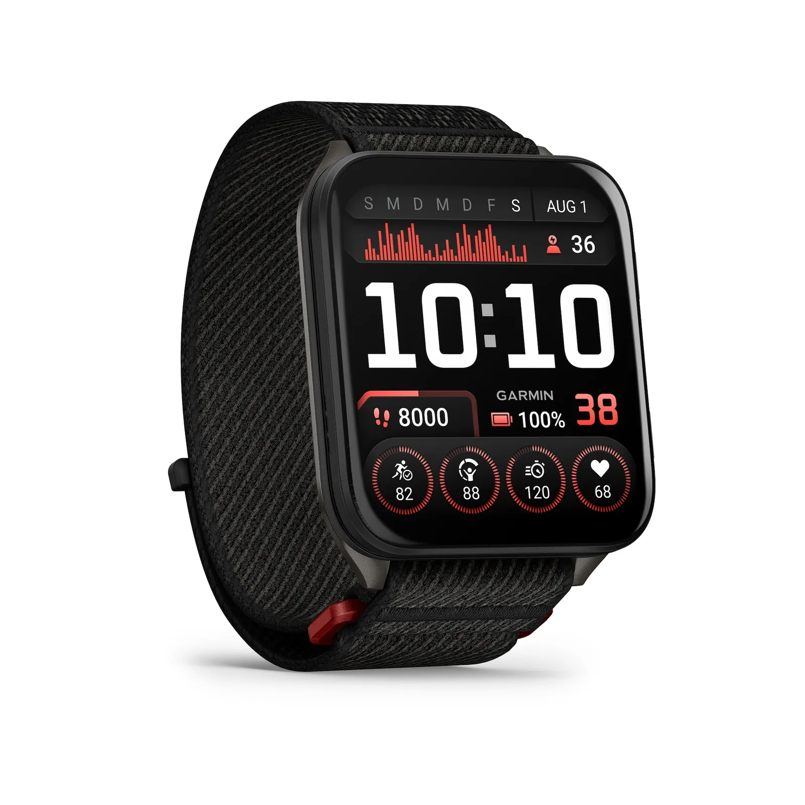 Garmin Venu® X1 Crna s ComfortFit najlonskim remenom