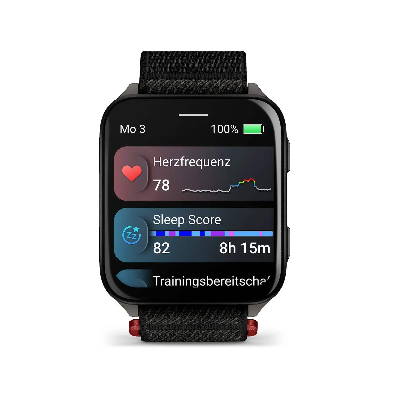 Garmin Venu® X1 Crna s ComfortFit najlonskim remenom - Slika 3