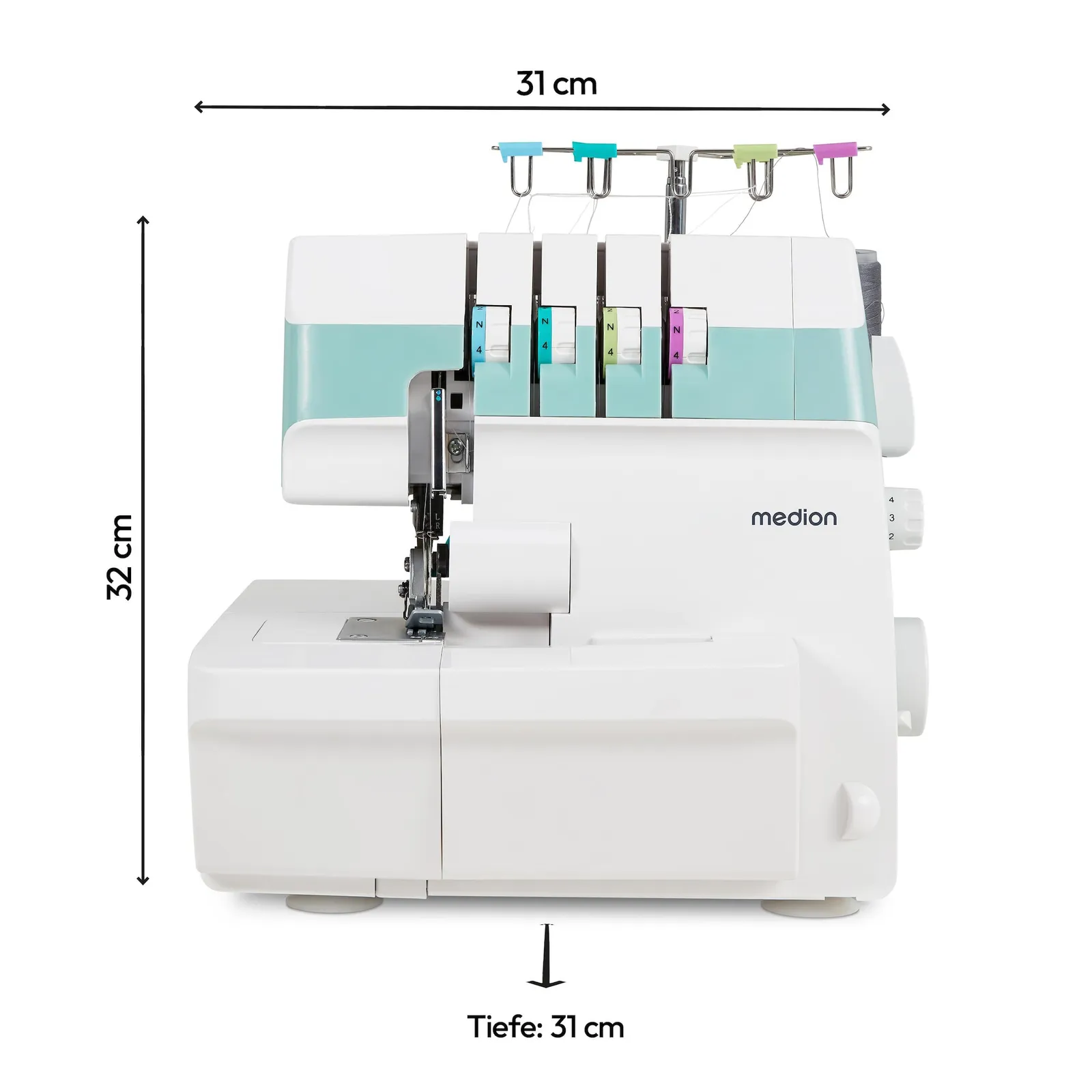 Medion LIFE® MD19169 Overlock-Nähmaschine SO90 türkis - Slika 5