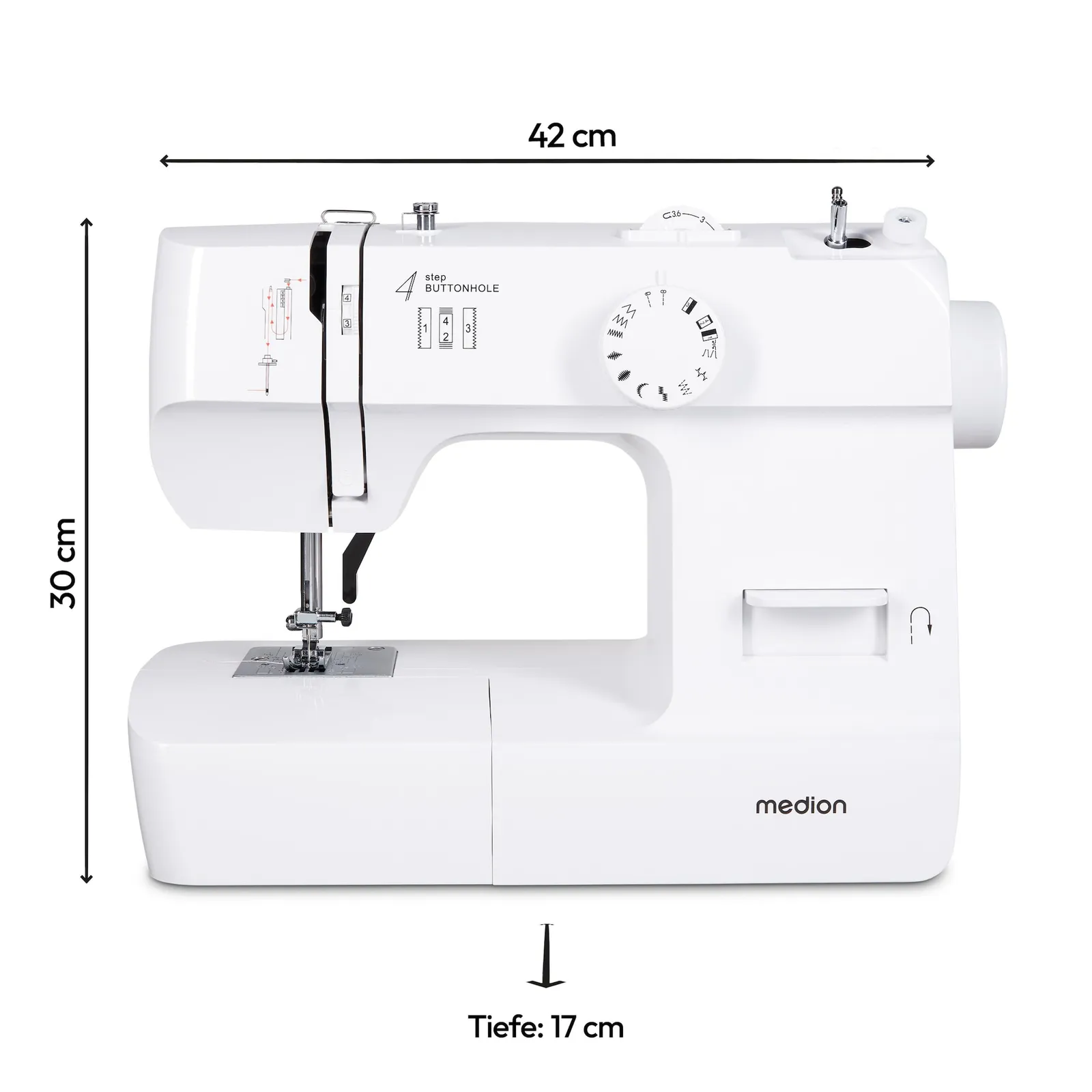 Medion LIFE® MD11179 Nähmaschine SM70 weiß - Slika 2