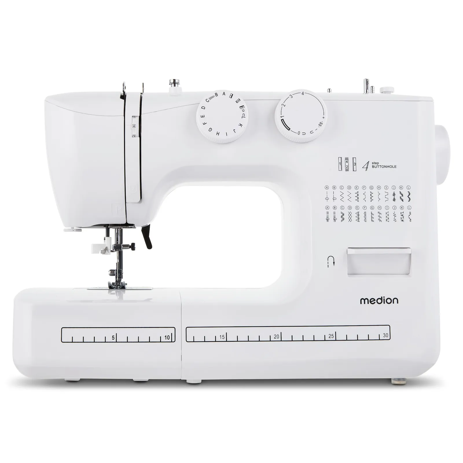 Medion LIFE® MD10689 Freiarm-Nähmaschine SM60 weiß