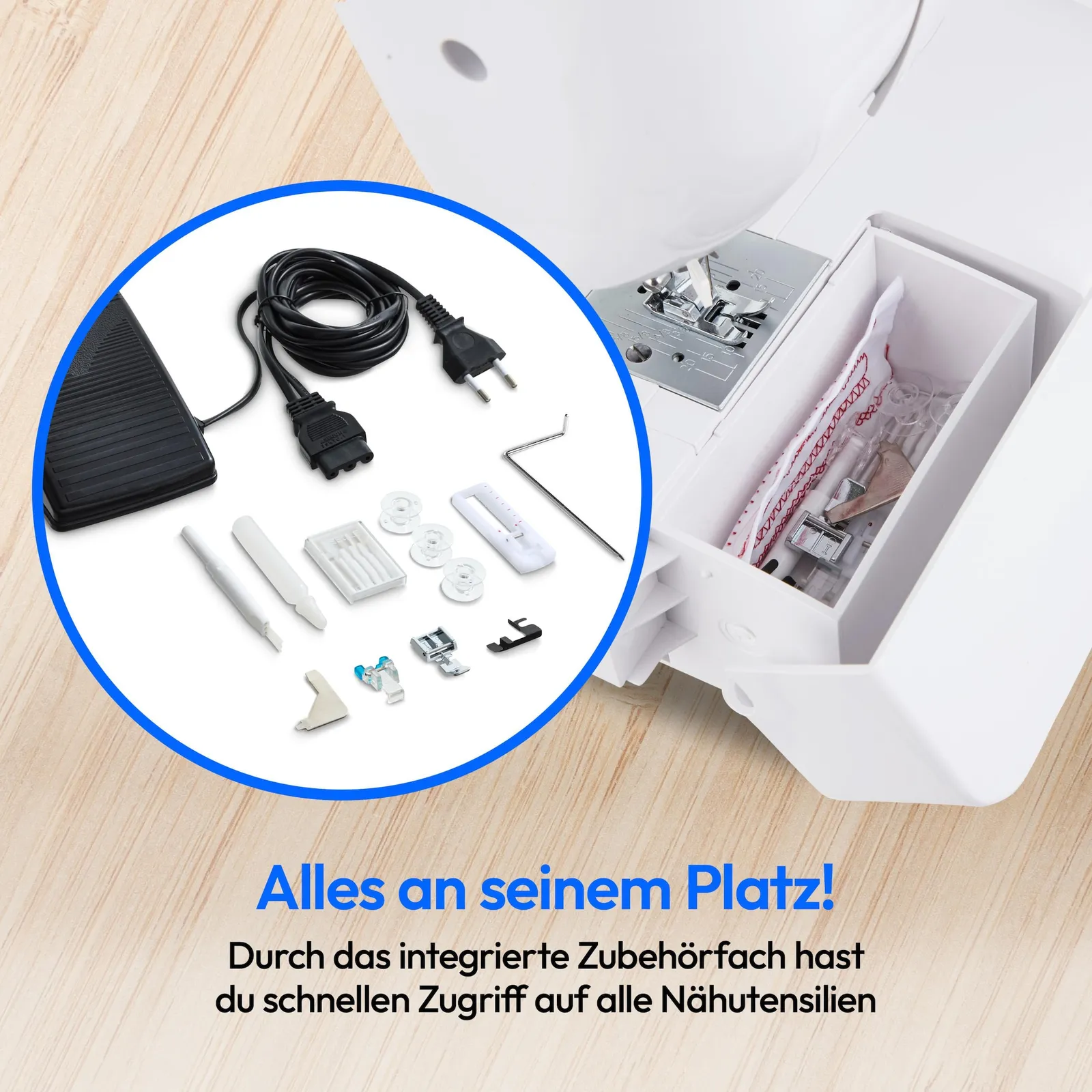 Medion LIFE® MD10689 Freiarm-Nähmaschine SM60 weiß - Slika 4