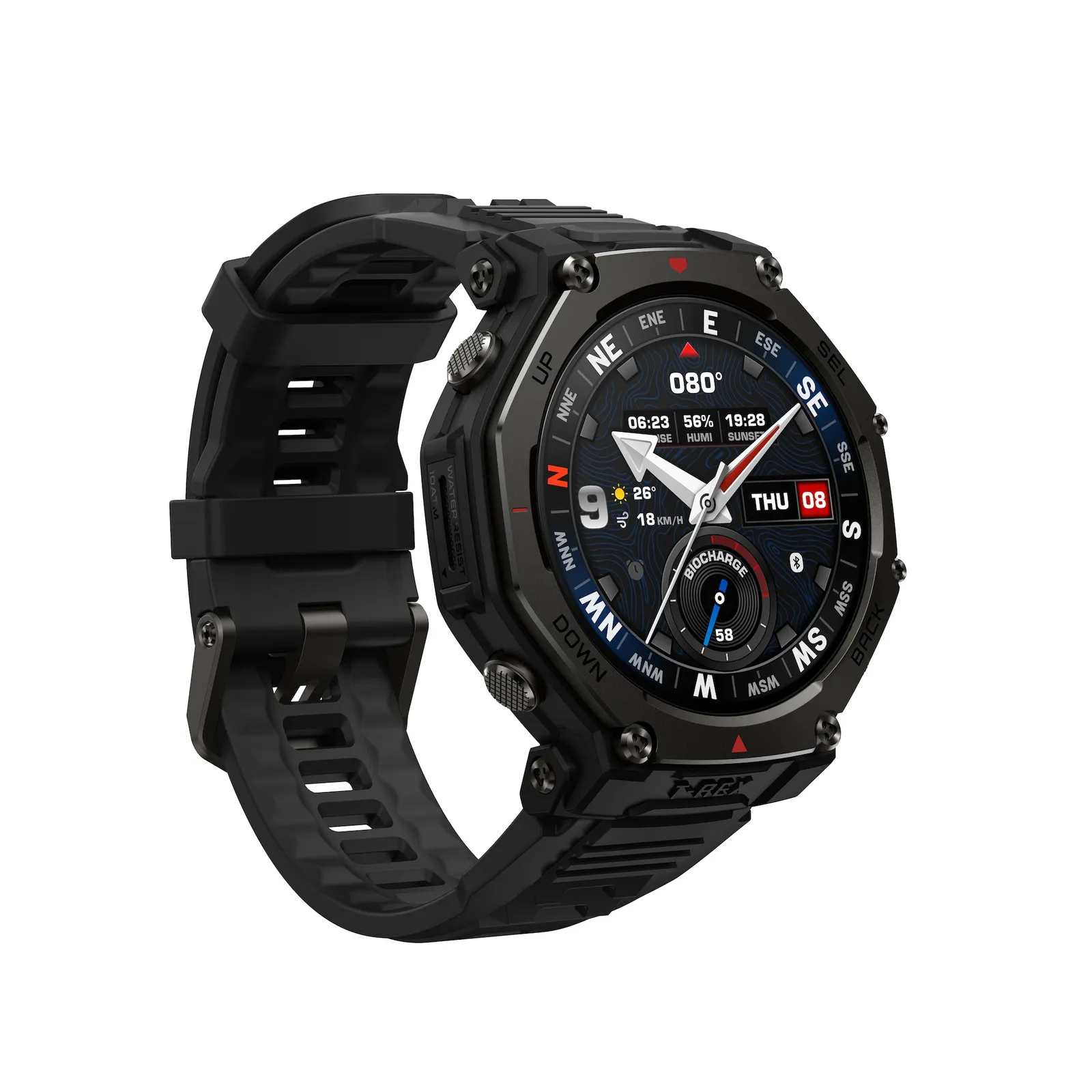 Amazfit T-Rex 3 Pro Tactical Black Smartwatch - Slika 4