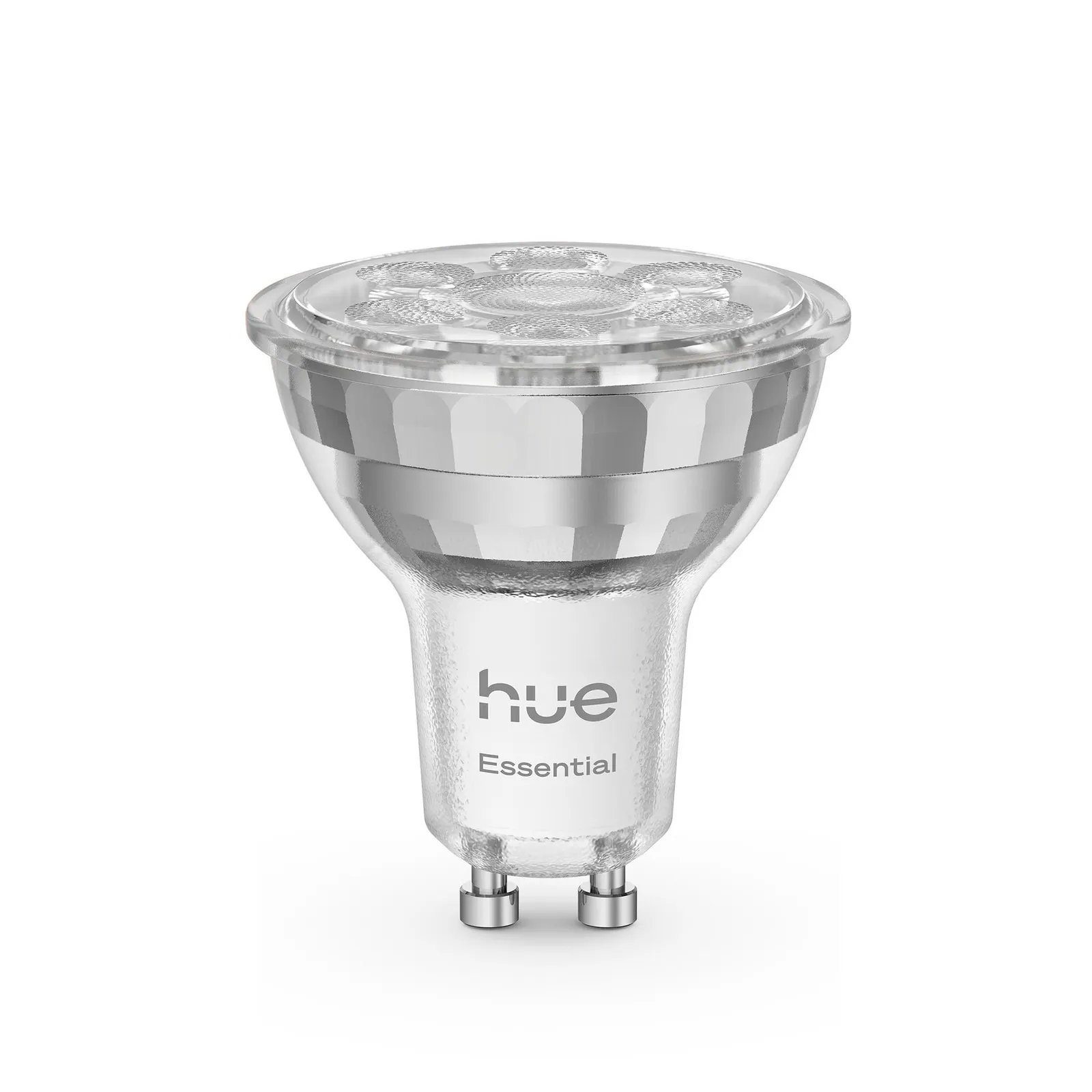 Philips Hue Essential pametna GU10 LED žarulja, bijela i u boji, 4,7 W, 2200K-6500K, prigušljiva, radi s uobičajenim pametnim kućnim asistentima, 1 pakiranje