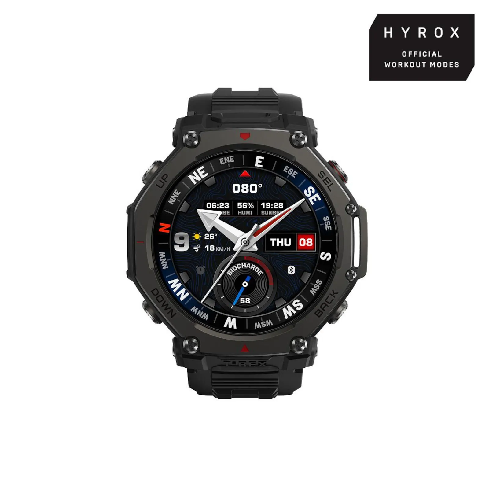 Amazfit T-Rex 3 Pro Tactical Black Smartwatch - Slika 2