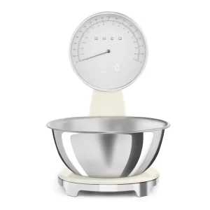 Smeg kuhinjska vaga u stilu 50-ih, krem boje