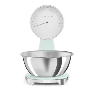 Smeg kuhinjska vaga u stilu 50-ih, pastelno zelena