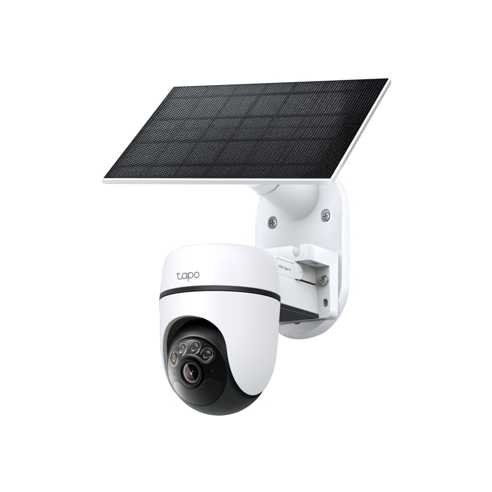 TP-Link Tapo C630 KIT solarna vanjska Pan/Tilt Wi-Fi sigurnosna kamera, 3K 5MP, 360° AI praćenje, noćni prikaz u boji, IP65, microSD do 512GB