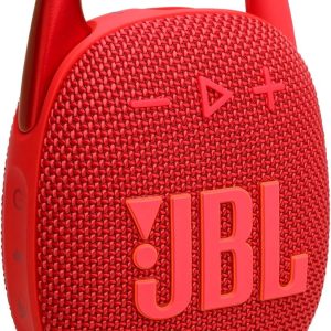 JBL Clip 5 prijenosni zvučnik BT5.3, vodootporan IP67, crveni