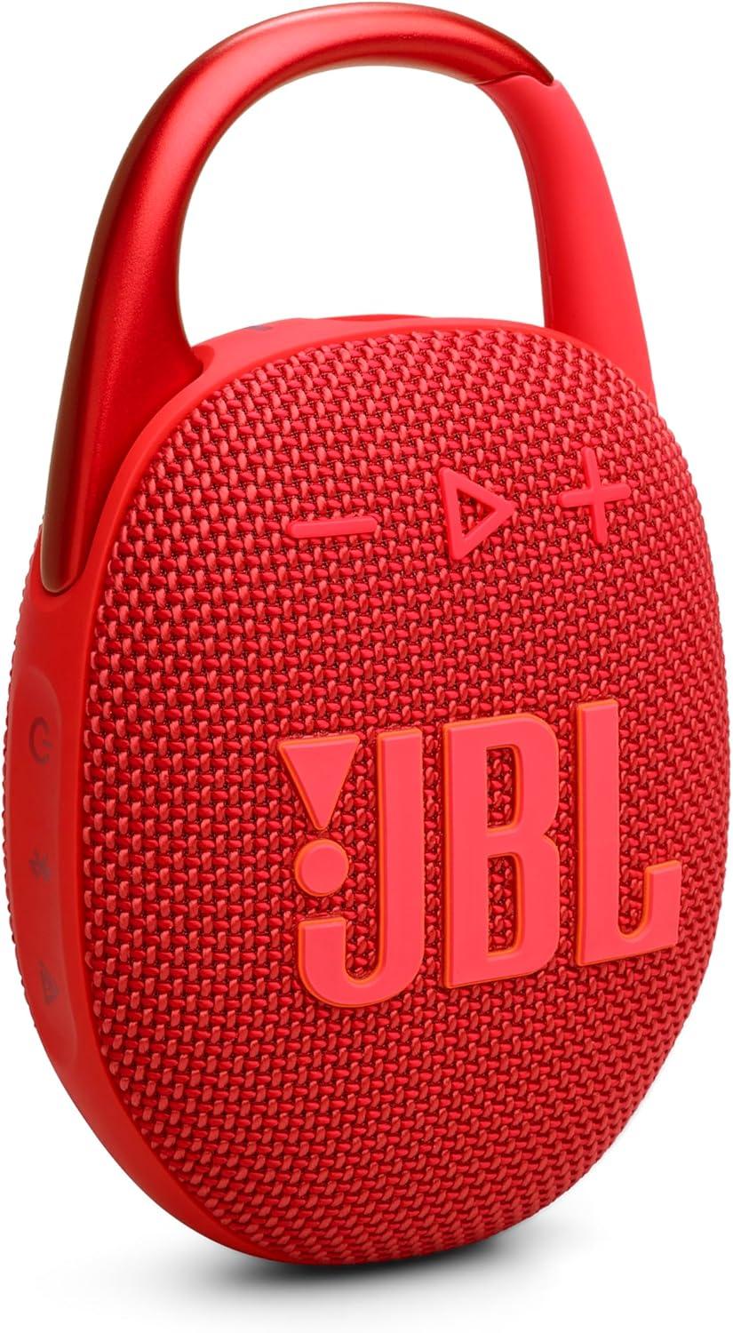 JBL Clip 5 prijenosni zvučnik BT5.3, vodootporan IP67, crveni