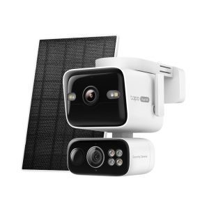 TP-Link Tapo C675D KIT vanjska solarna nadzorna kamera, dvostruki 4K objektiv, 360° Pan/Tilt, AI, WiFi 2,4/5GHz, microSD do 512GB, IP65