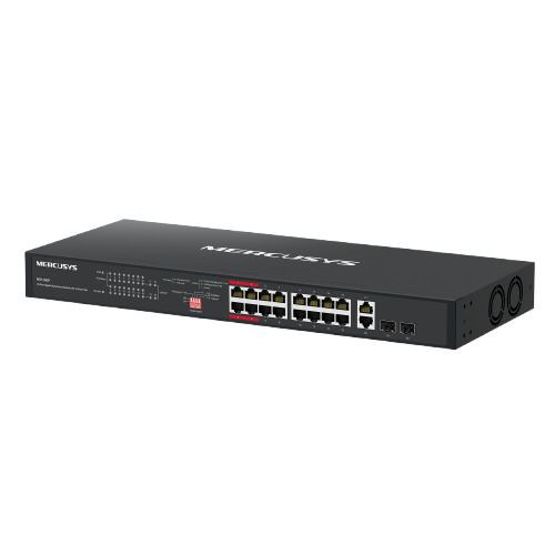 Mercusys 20-Port Gigabit Rackmount Switch with 16-Port PoE