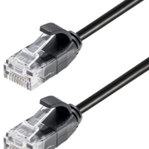 Transmedia CAT6a Thin U UTP Patch Cable 2m black