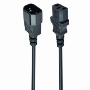 Gembird Power cord (C13 to C14), 1.00 mm2, 10 A, 5 m