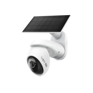 TP-Link Tapo C660 KIT solarna rotirajuća WiFi nadzorna kamera, 4K 8MP, 360° AI praćenje, noćni vid u boji, dvosmjerni zvuk, IP65