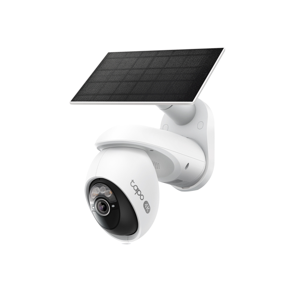 TP-Link Tapo C660 KIT solarna rotirajuća WiFi nadzorna kamera, 4K 8MP, 360° AI praćenje, noćni vid u boji, dvosmjerni zvuk, IP65